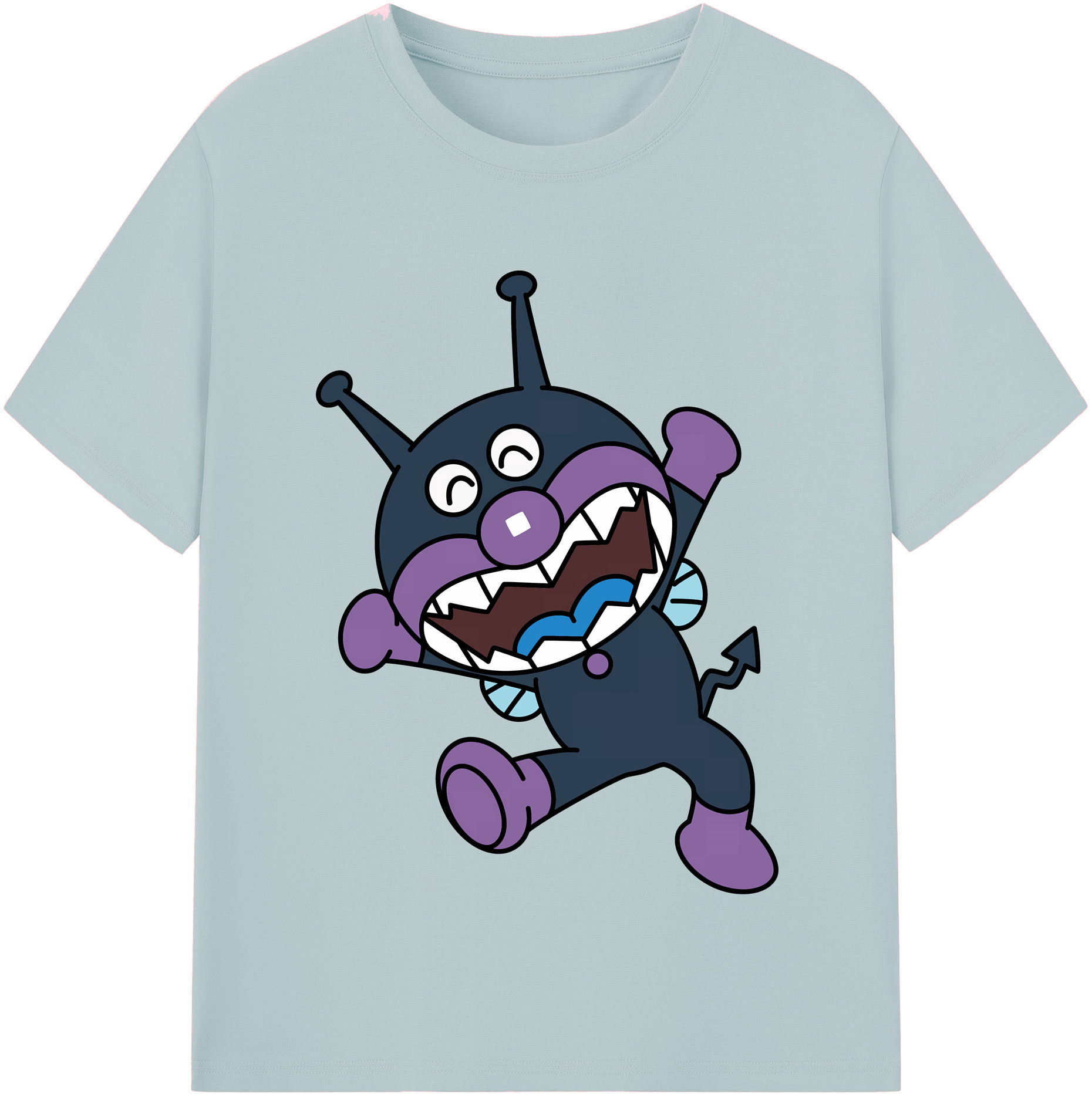 （画像用） アンパンマン Anpanman 綿100％半袖Tシャツ（フロントプリント）